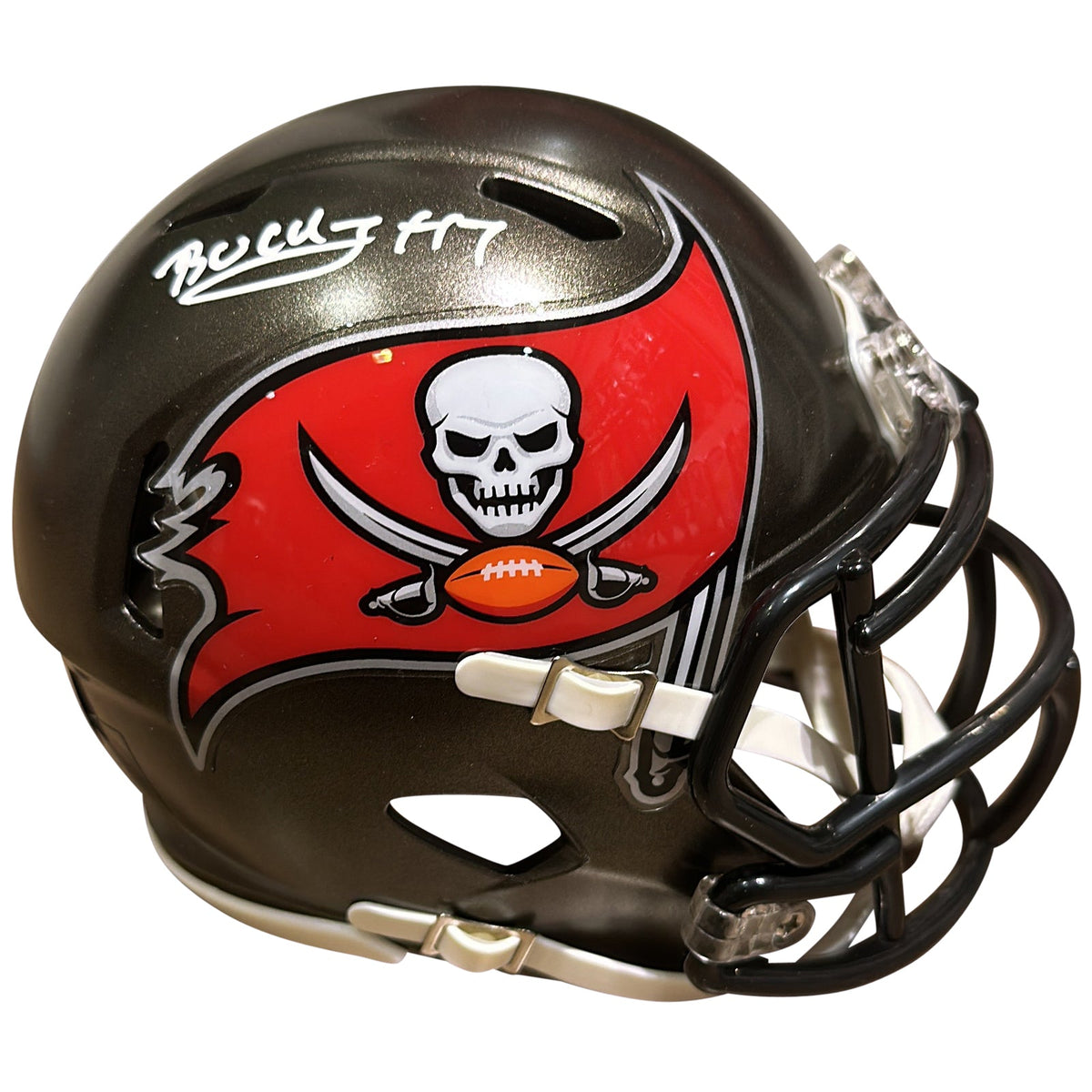 Autographed Bucky Irving Tampa Bay Buccaneers Mini Helmet - JSA-Powers Sports Memorabilia