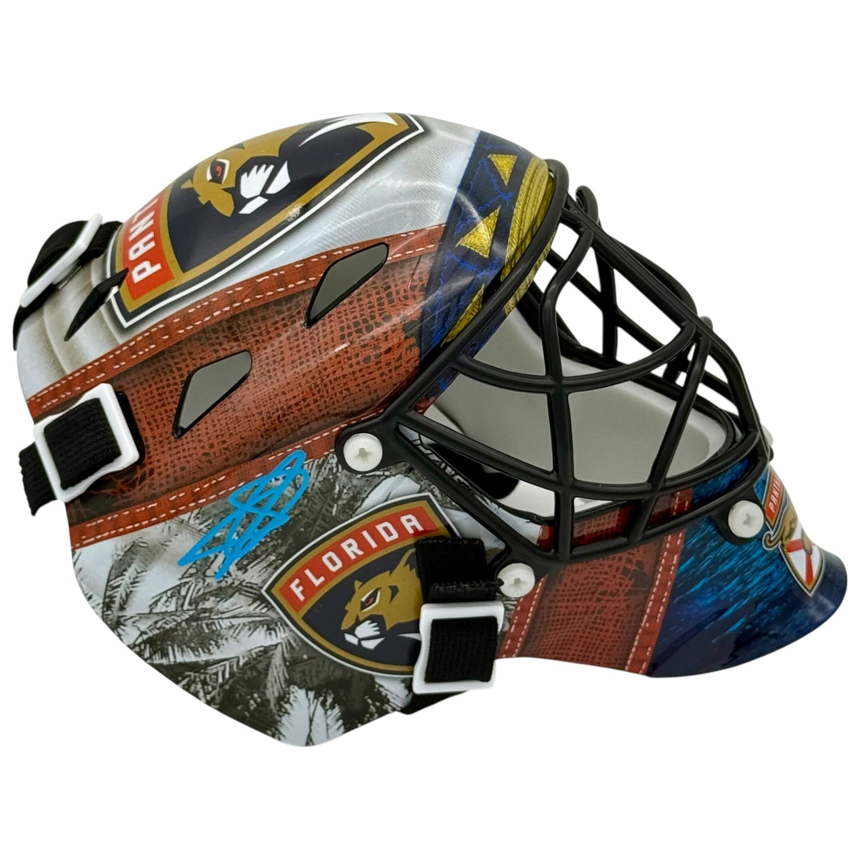 Autographed Sergei Bobrovsky Florida Panthers Mini Goalie Mask - Beckett-Powers Sports Memorabilia