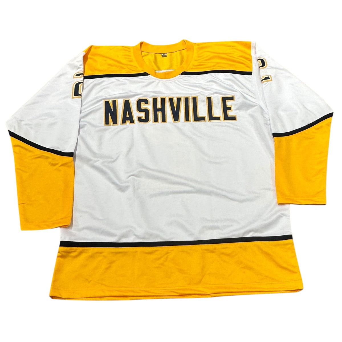 Autographed Luke Schenn Nashville (White #2) Custom Hockey Jersey - JSA-Powers Sports Memorabilia
