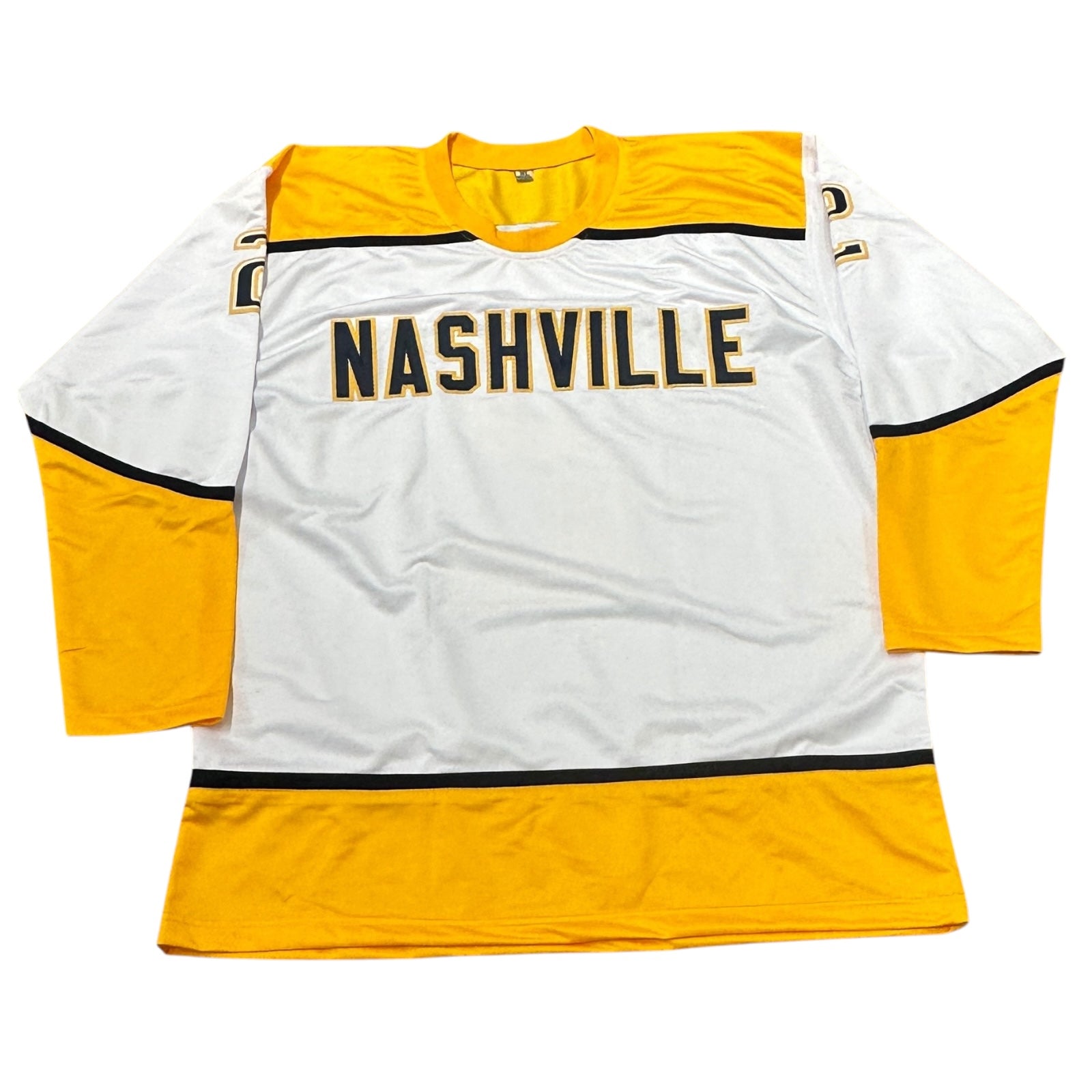 Autographed Luke Schenn Nashville (White #2) Custom Hockey Jersey - JSA-Powers Sports Memorabilia