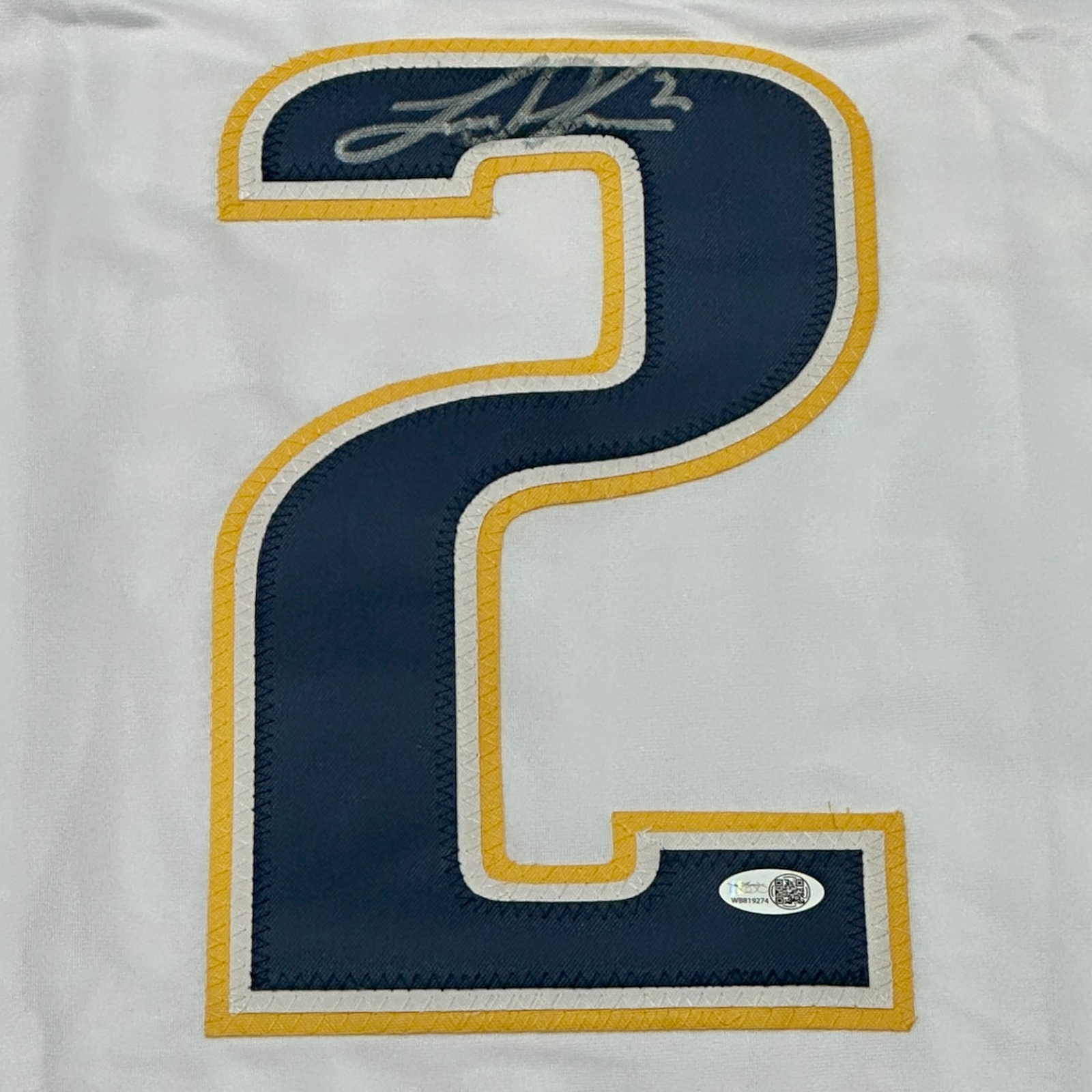 Autographed Luke Schenn Nashville (White #2) Custom Hockey Jersey - JSA-Powers Sports Memorabilia