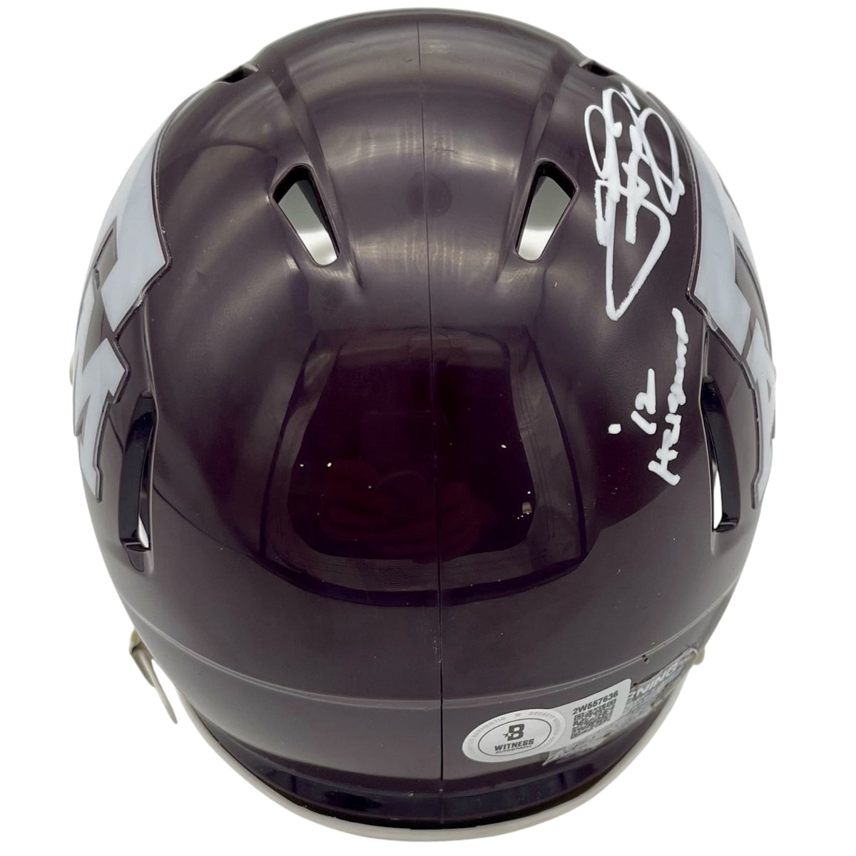 Autographed Johnny Manziel Texas AM Aggies Mini Helmet - Beckett-Powers Sports Memorabilia