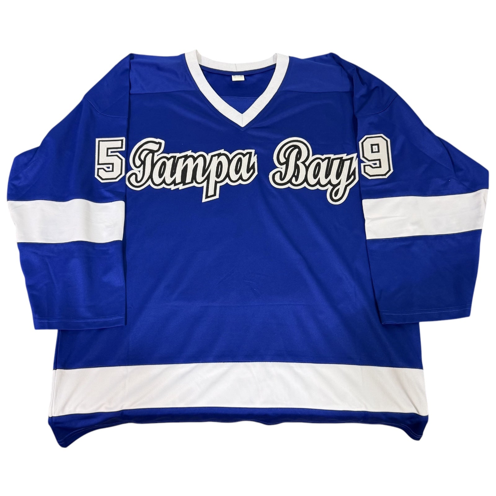 Autographed Jake Guentzel Tampa Bay (Blue #59) Custom Hockey Jersey - PSA-Powers Sports Memorabilia