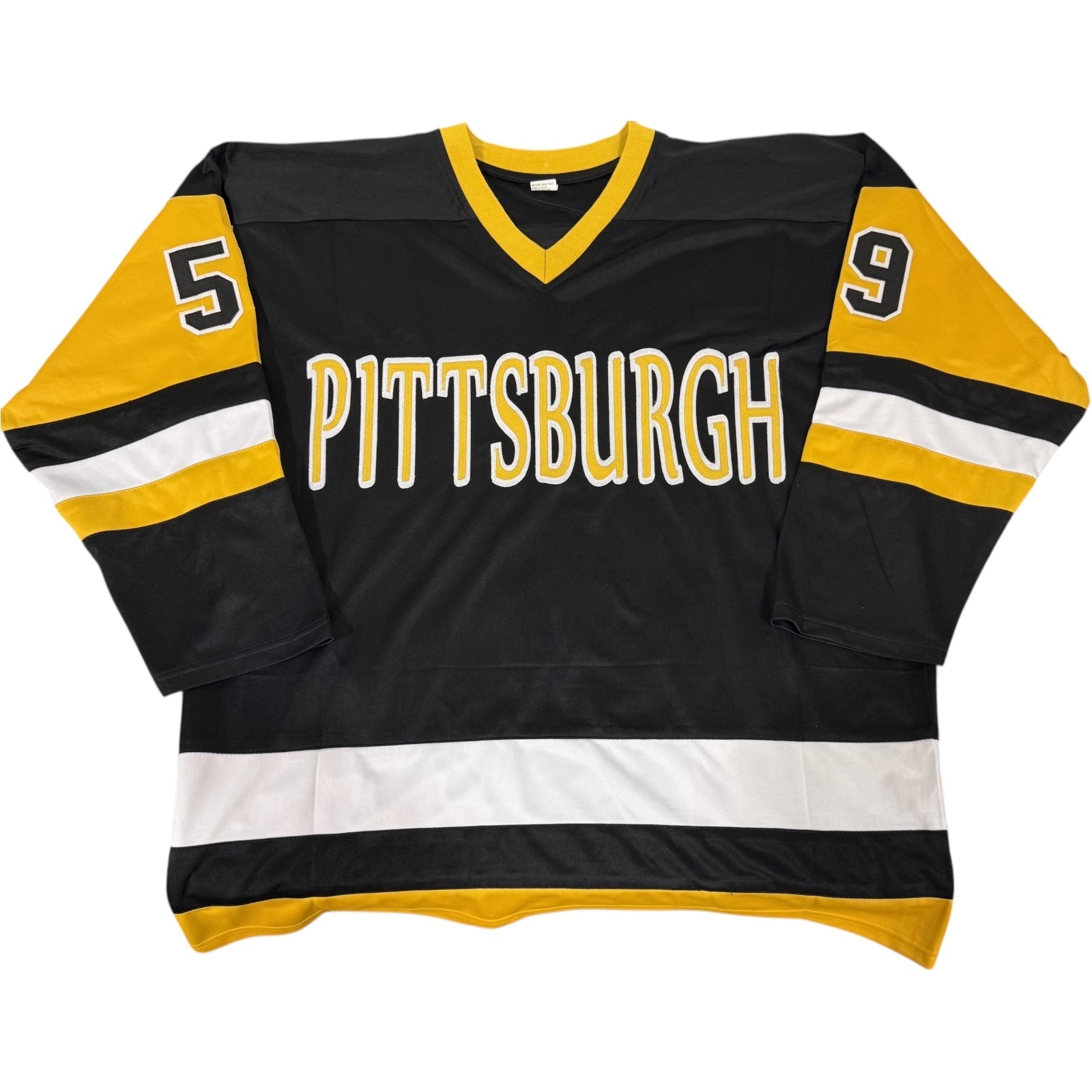 Autographed Jake Guentzel Pittsburgh (Black #59) Custom Hockey Jersey - PSA-Powers Sports Memorabilia