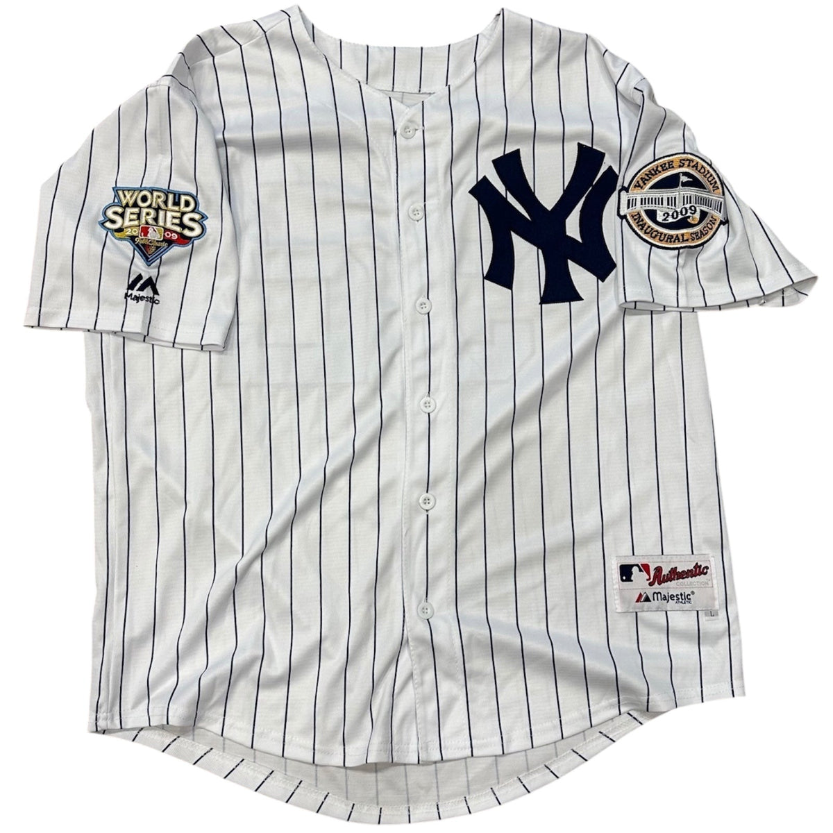 Autographed CC Sabathia New York Yankees (Pinstripe #52) Majestic Jersey - JSA-Powers Sports Memorabilia