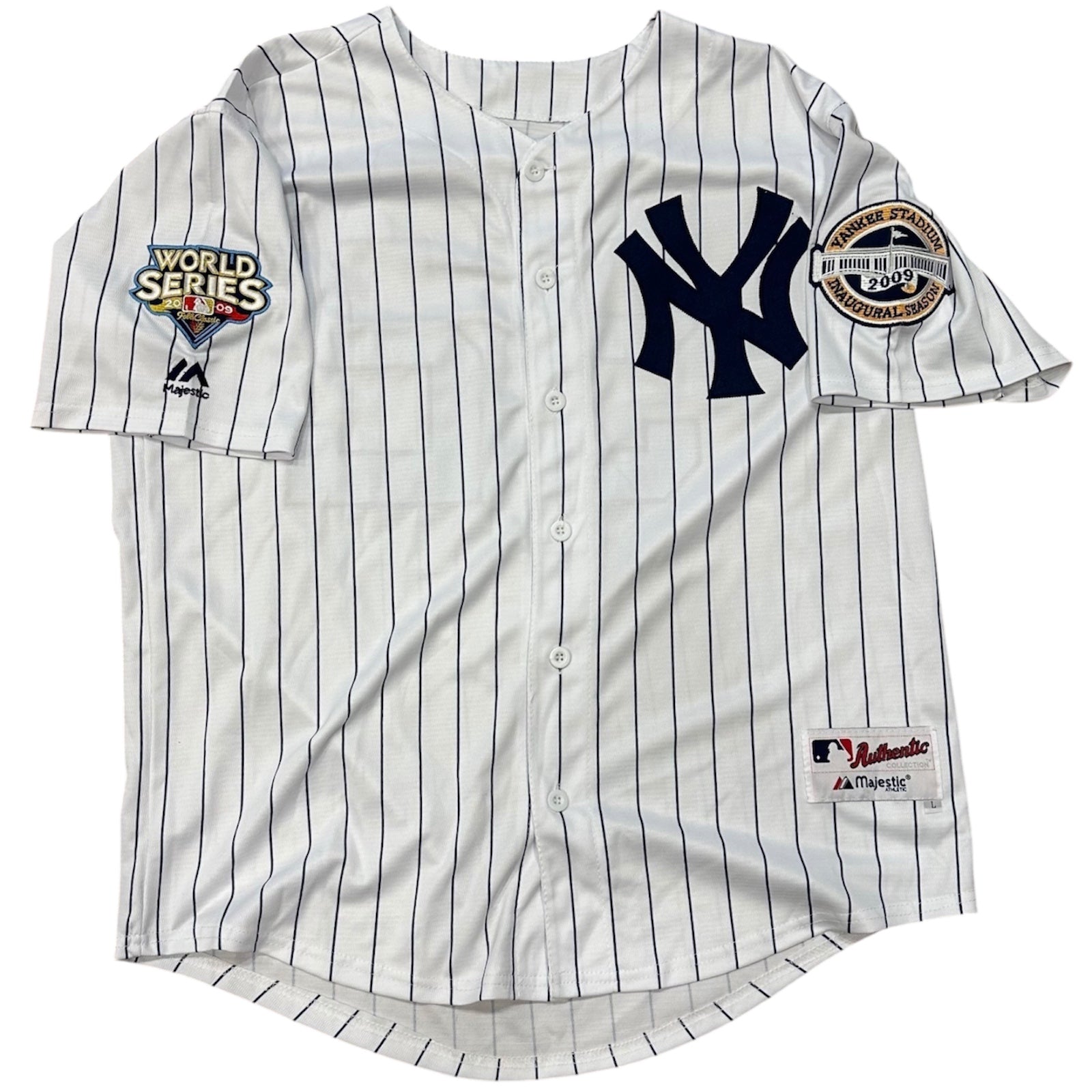 Autographed CC Sabathia New York Yankees (Pinstripe #52) Majestic Jersey - JSA-Powers Sports Memorabilia
