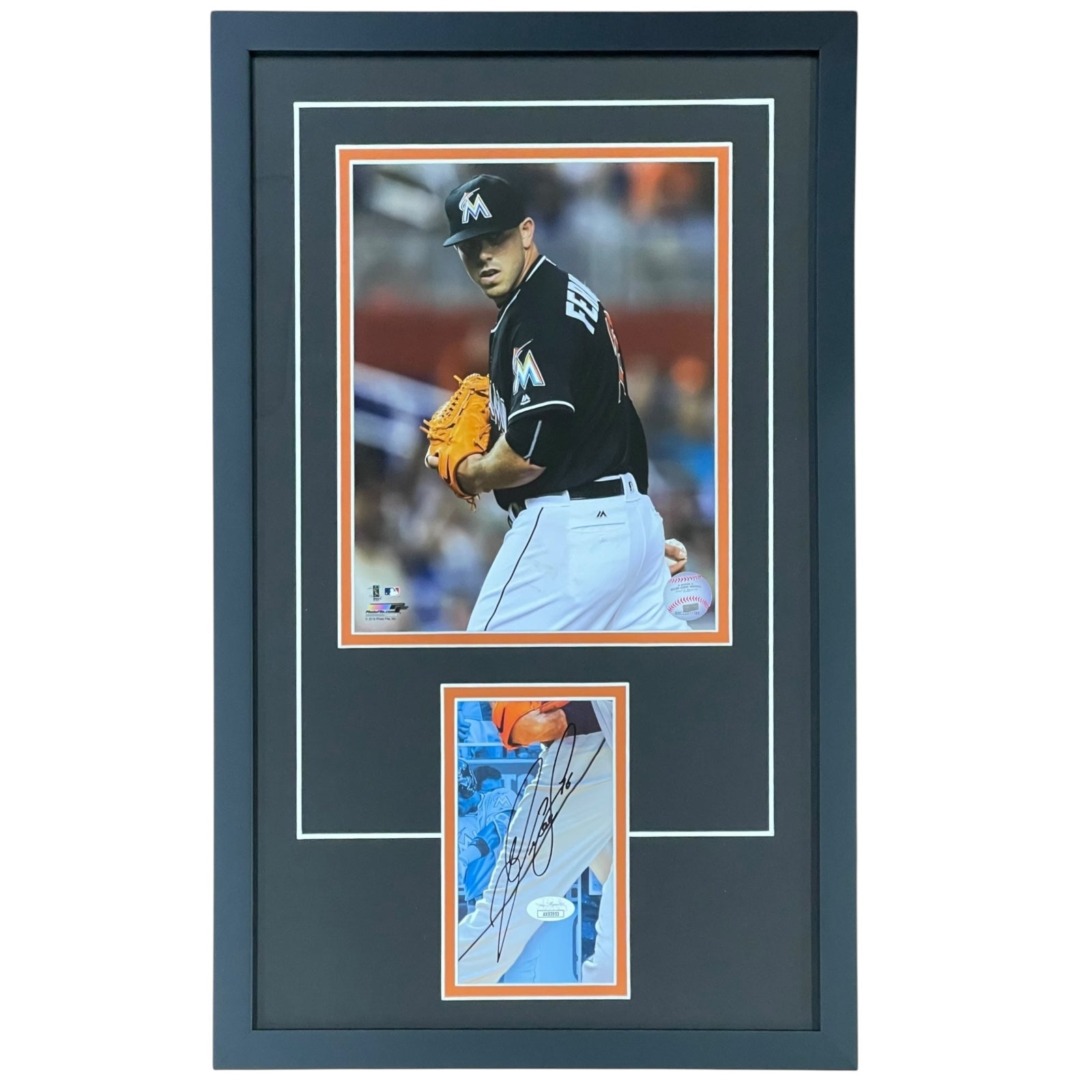 Autographed Jose Fernandez Miami Marlins "Signature Series" Frame - JSA-Powers Sports Memorabilia