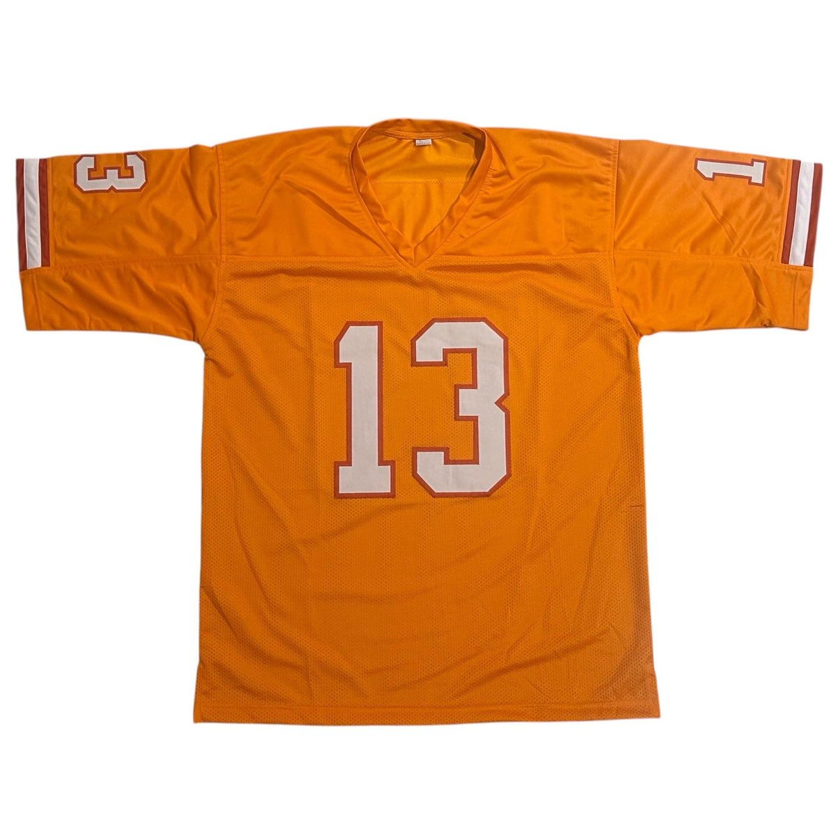 Autographed Mike Evans Tampa Bay (Creamsicle #13) Custom Jersey - Beckett-Powers Sports Memorabilia