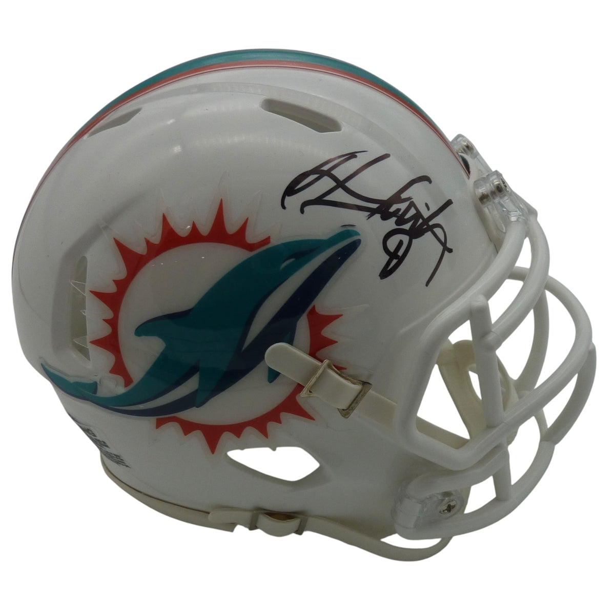 Autographed Jonnu Smith Miami Dolphins Mini Helmet - JSA-Powers Sports Memorabilia