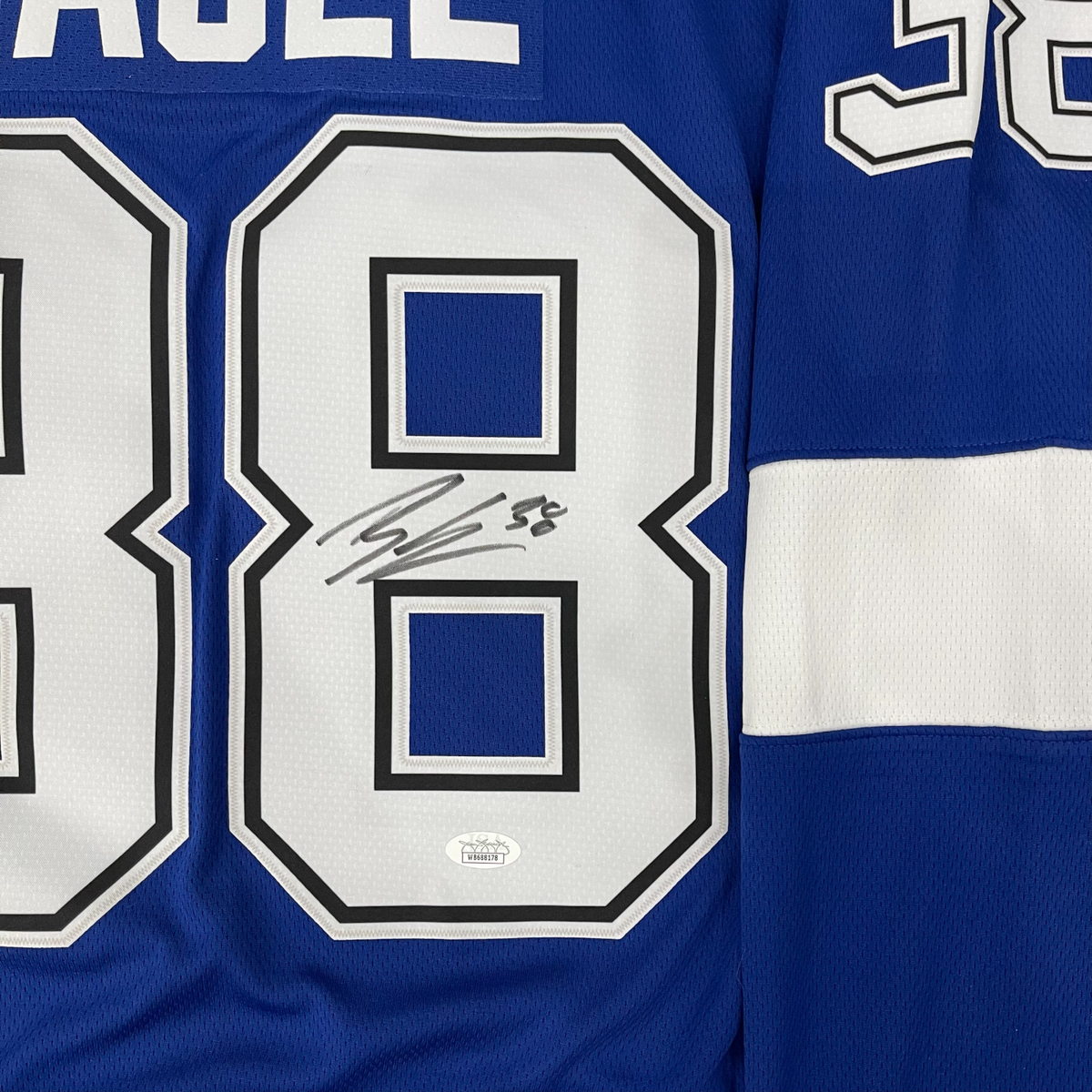 Autographed Brandon Hagel Tampa Bay Lightning (Blue #38) Fanatics Breakaway Jersey - JSA-Powers Sports Memorabilia