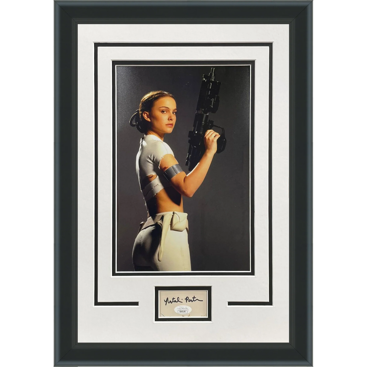 Autographed Natalie Portman Star Wars Padme Amidala 8x12 Movie Poster "Signature Series" Frame - JSA-Powers Sports Memorabilia
