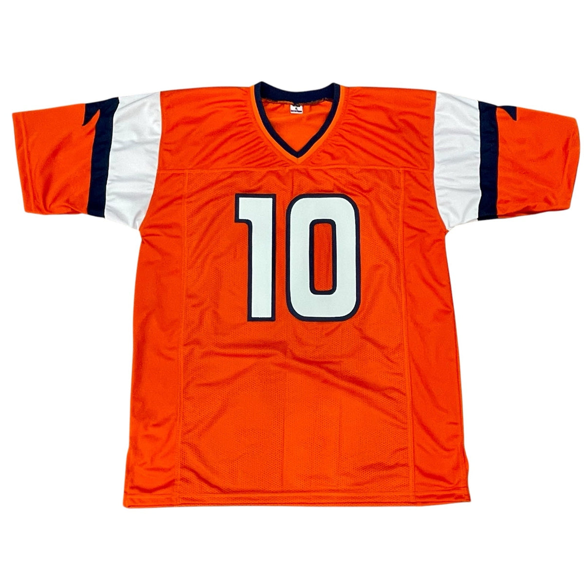 Autographed Bo Nix Denver Broncos (Orange #10) Custom Jersey - Beckett-Powers Sports Memorabilia