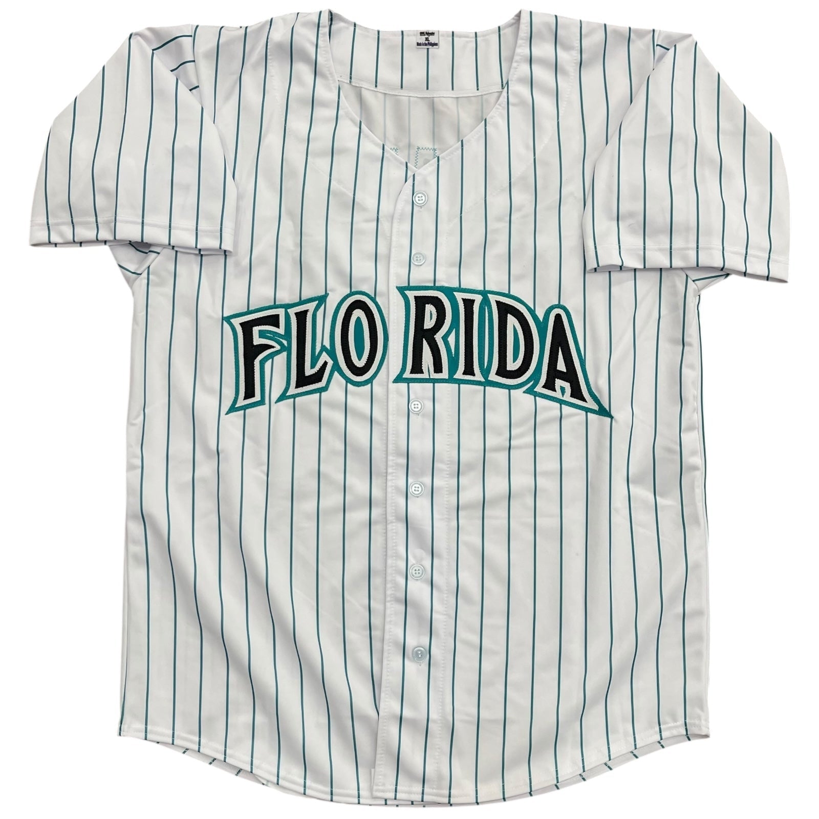 Autographed Livan Hernandez Florida Marlins (Pinstripe #61) Custom Jersey w/ "MVP 1997 WS" - JSA-Powers Sports Memorabilia