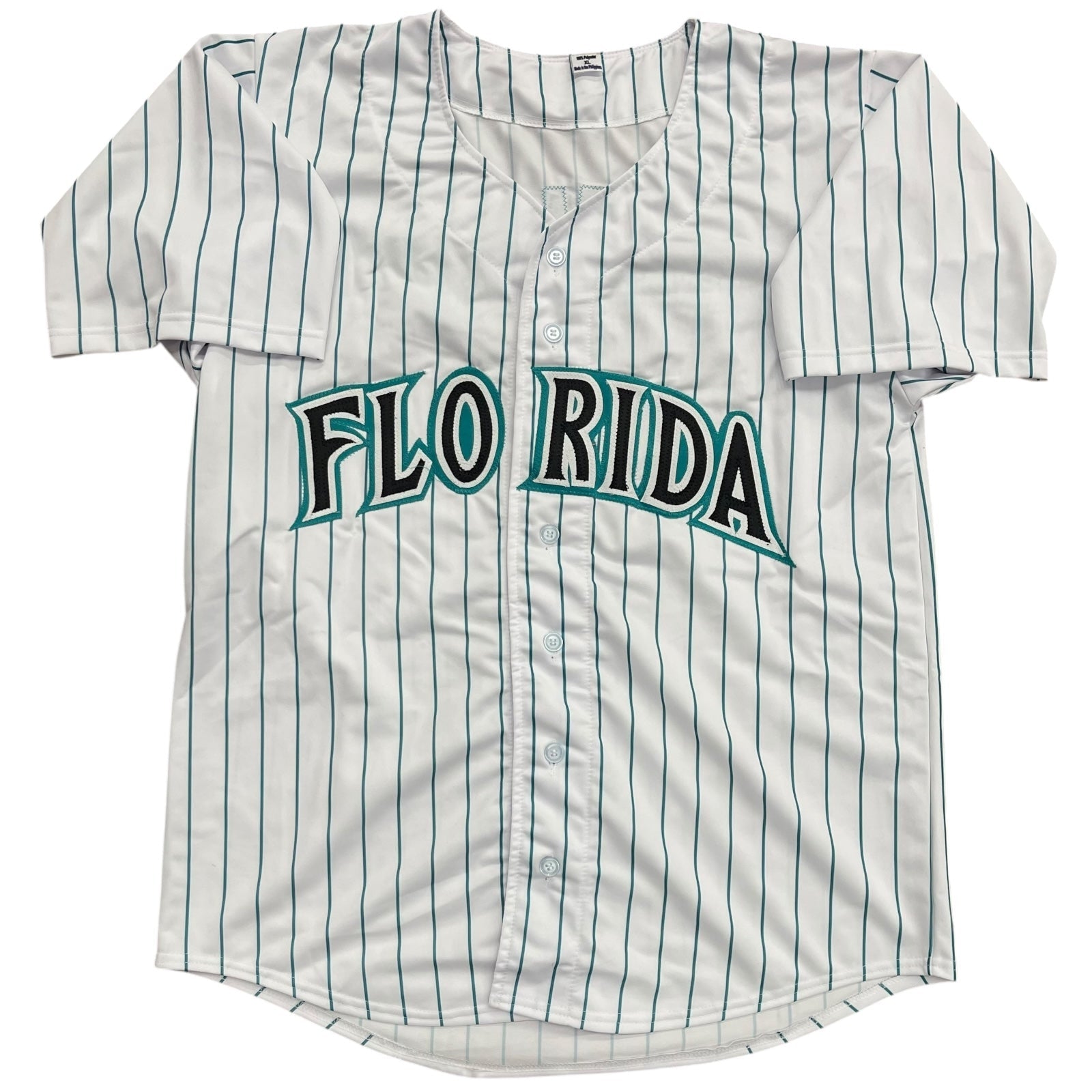 Autographed Luis Castillo Florida Marlins (Pinstripe #1) Custom Jersey - JSA-Powers Sports Memorabilia