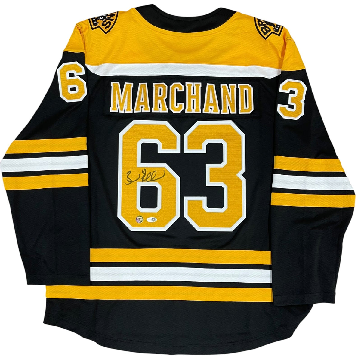 Autographed Brad Marchand Boston Bruins (Black #63) Authentic Breakaway Home Jersey - JSA-Powers Sports Memorabilia