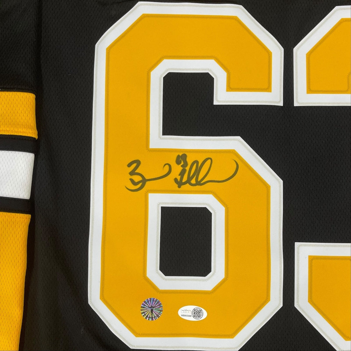 Autographed Brad Marchand Boston Bruins (Black #63) Authentic Premier 100th Anniversary Jersey - JSA-Powers Sports Memorabilia