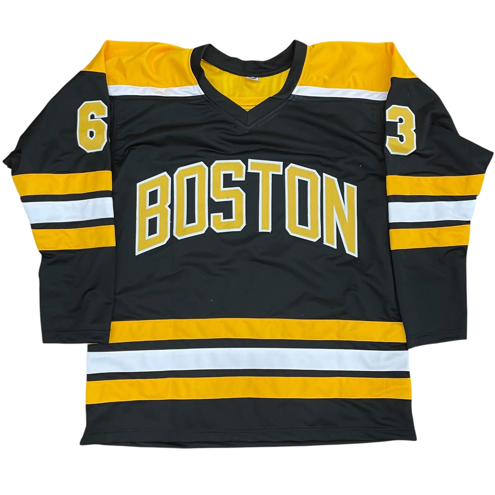 Autographed Brad Marchand Boston (Black #63) Custom Jersey - JSA-Powers Sports Memorabilia