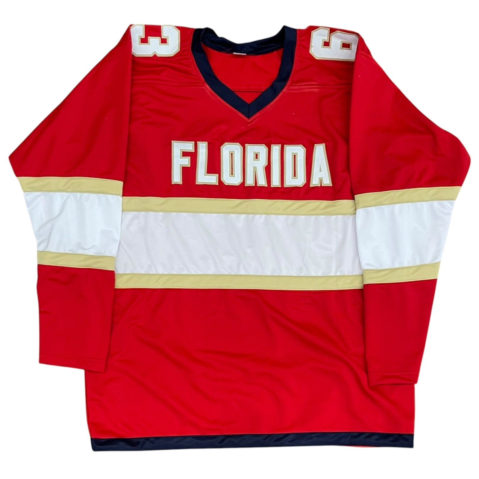 Autographed Brad Marchand Florida (Red #63) Custom Jersey - JSA-Powers Sports Memorabilia