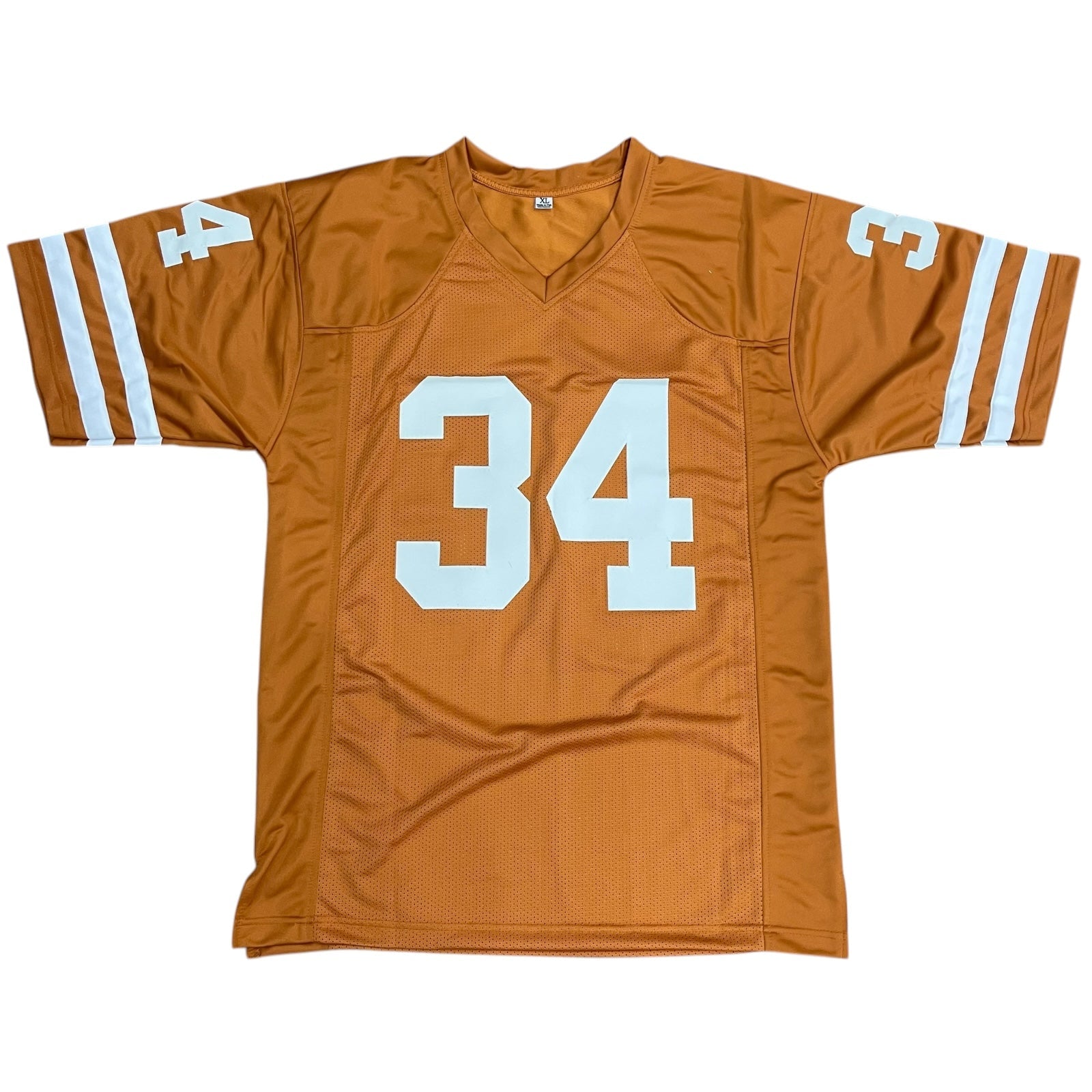 Autographed Ricky Williams Texas Longhorns (Orange #34) Custom Jersey - Beckett-Powers Sports Memorabilia