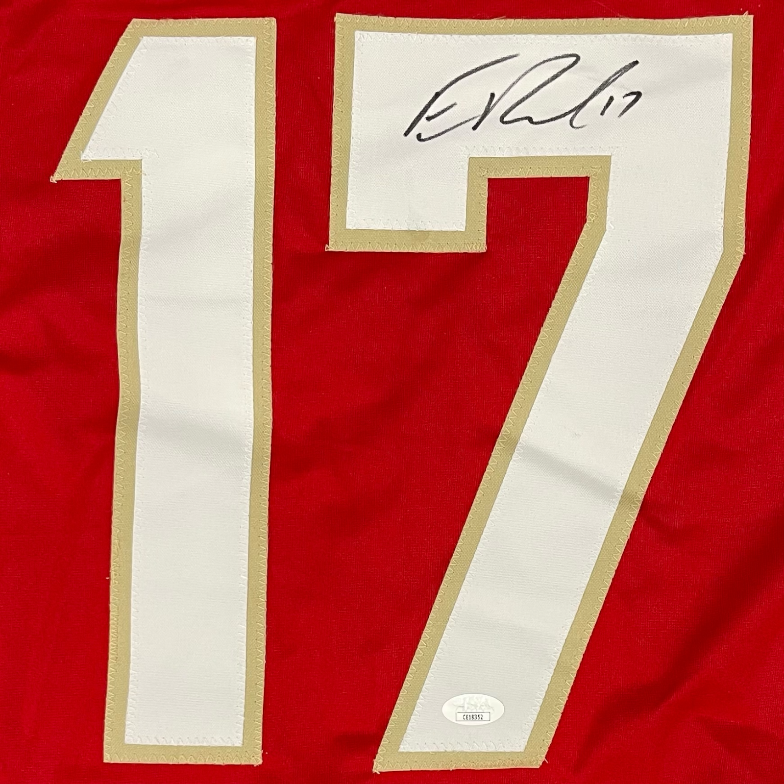 Autographed Evan Rodrigues Florida (Red #17) Custom Hockey Jersey - JSA-Powers Sports Memorabilia