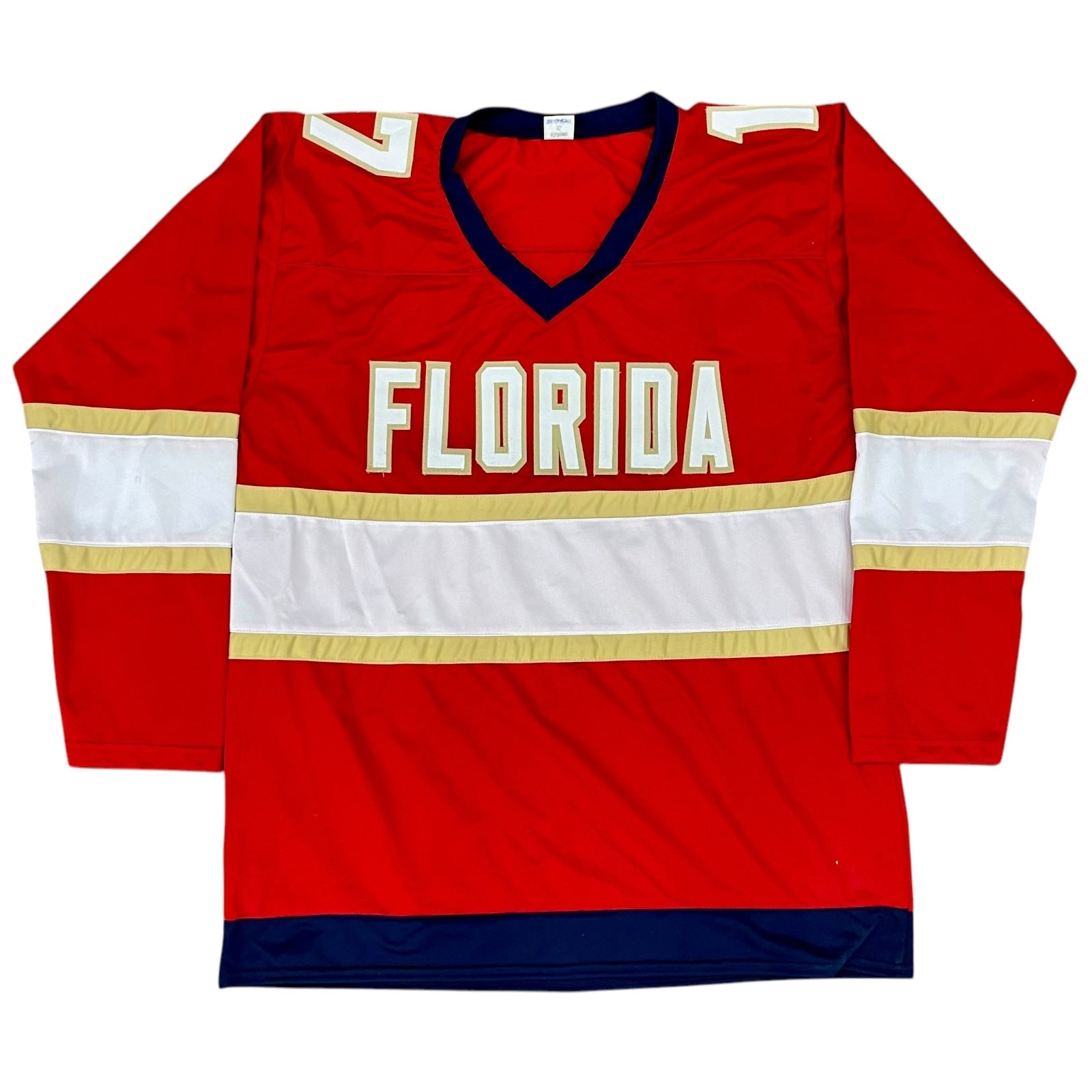 Autographed Evan Rodrigues Florida (Red #17) Custom Hockey Jersey - JSA-Powers Sports Memorabilia