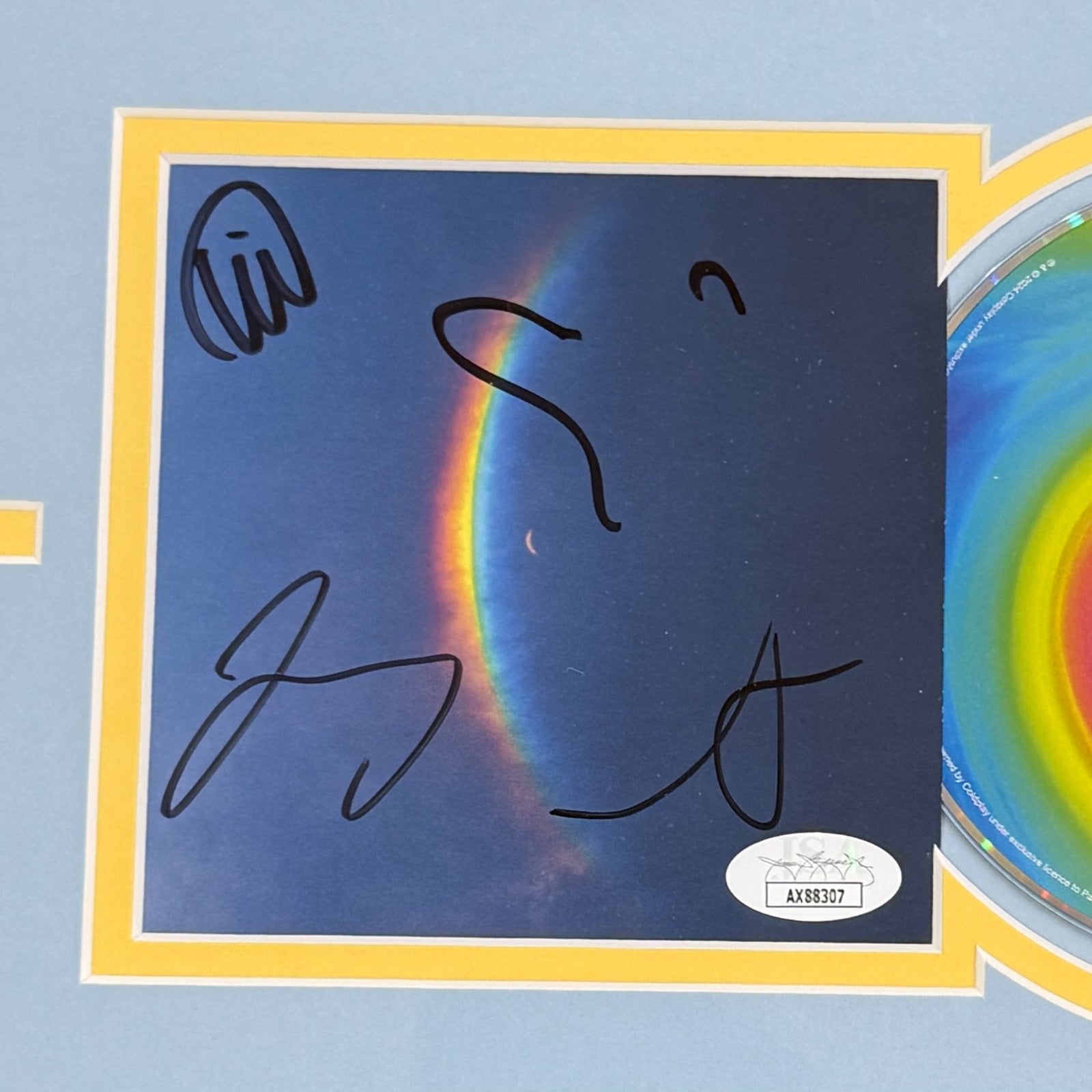 Autographed Coldplay Band Moon Music Deluxe Framed CD and Cover - JSA-Powers Sports Memorabilia
