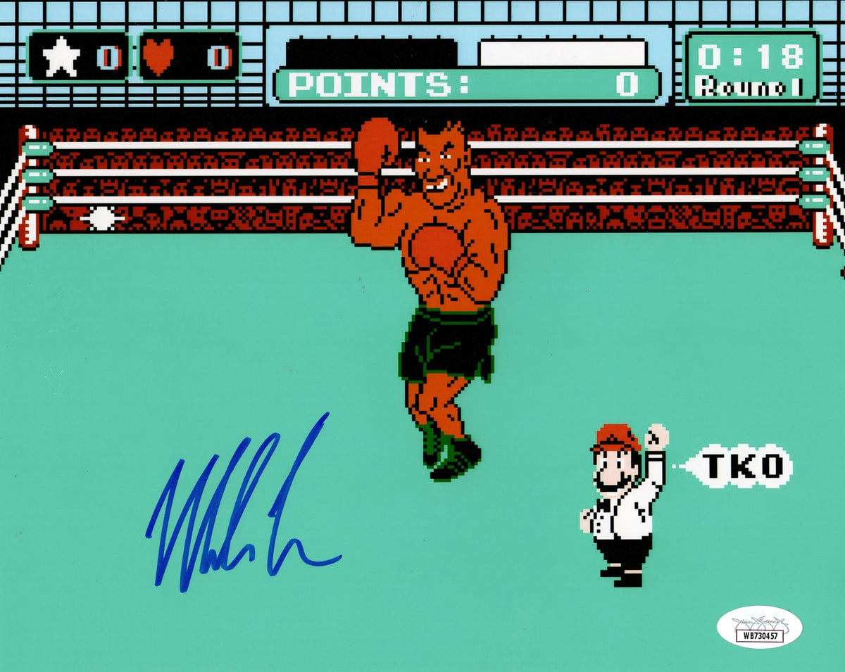 Autographed Mike Tyson Boxing (Nintendo Punchout) 8x10 Photo - JSA-Powers Sports Memorabilia