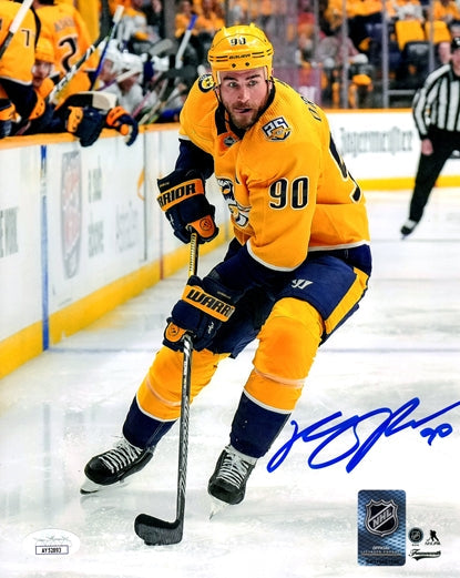 Autographed Ryan O'Reilly Nashville Predators (Action) 8x10 Photo - JSA-Powers Sports Memorabilia