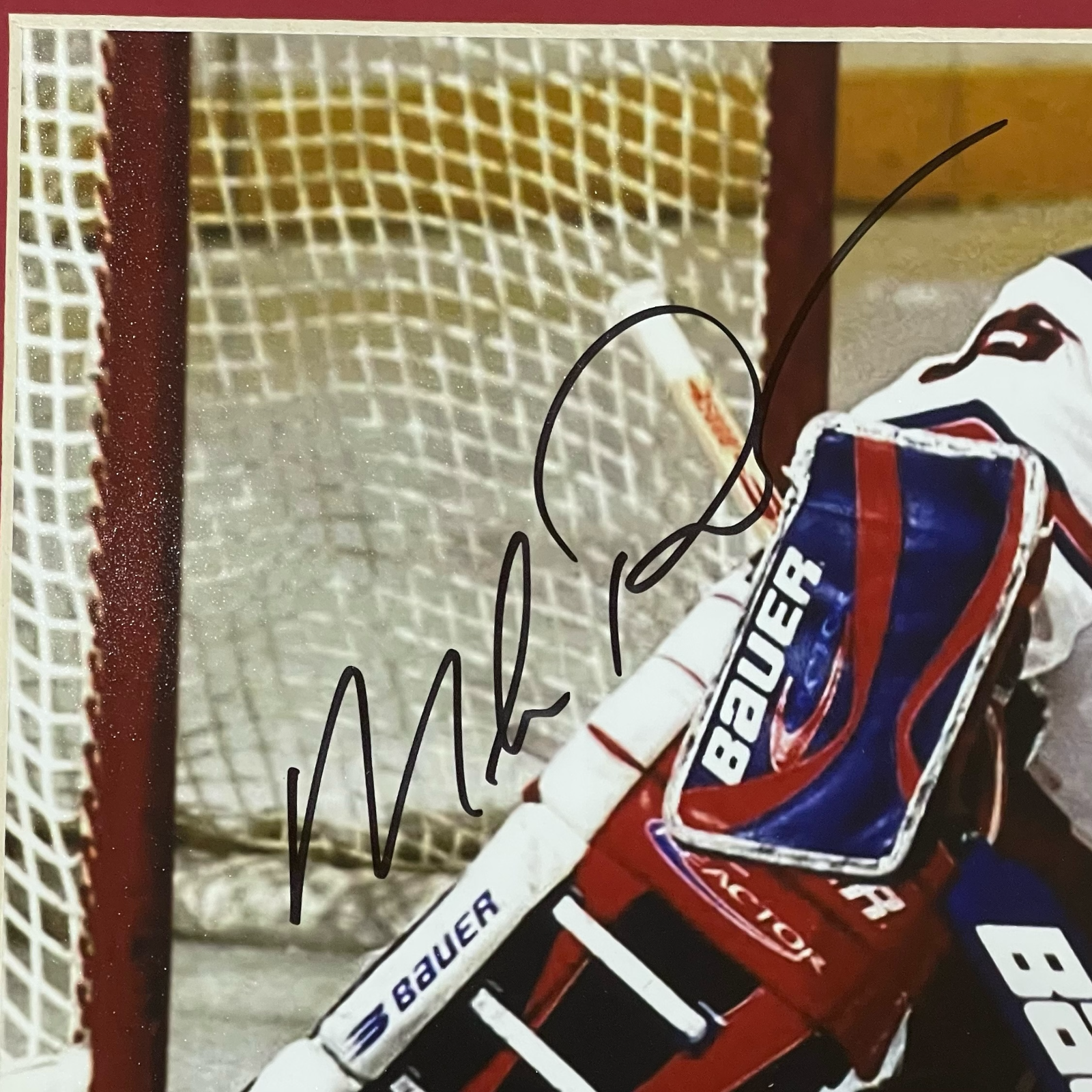 Autographed Mike Richter New York Rangers Deluxe Framed 8x10 Photo-Powers Sports Memorabilia