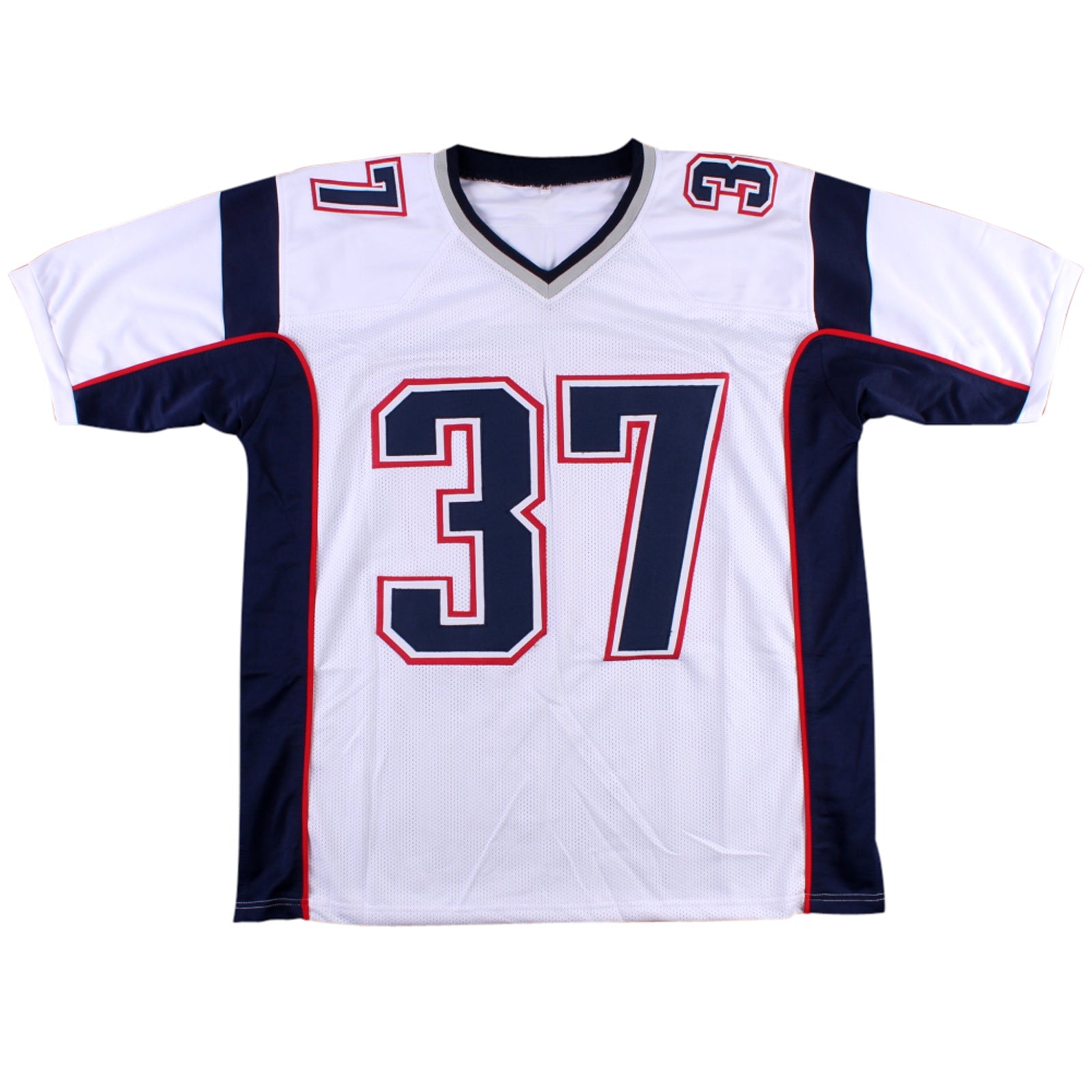 Autographed Rodney Harrison New England Patriots (White #37) Custom Jersey - JSA-Powers Sports Memorabilia