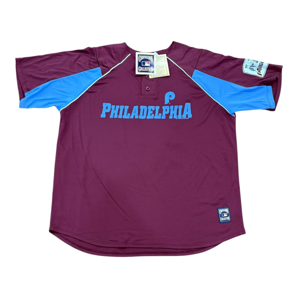 Autographed Mike Schmidt Philadelphia Phillies (Maroon #20) Cooperstown Collection Jersey - JSA-Powers Sports Memorabilia