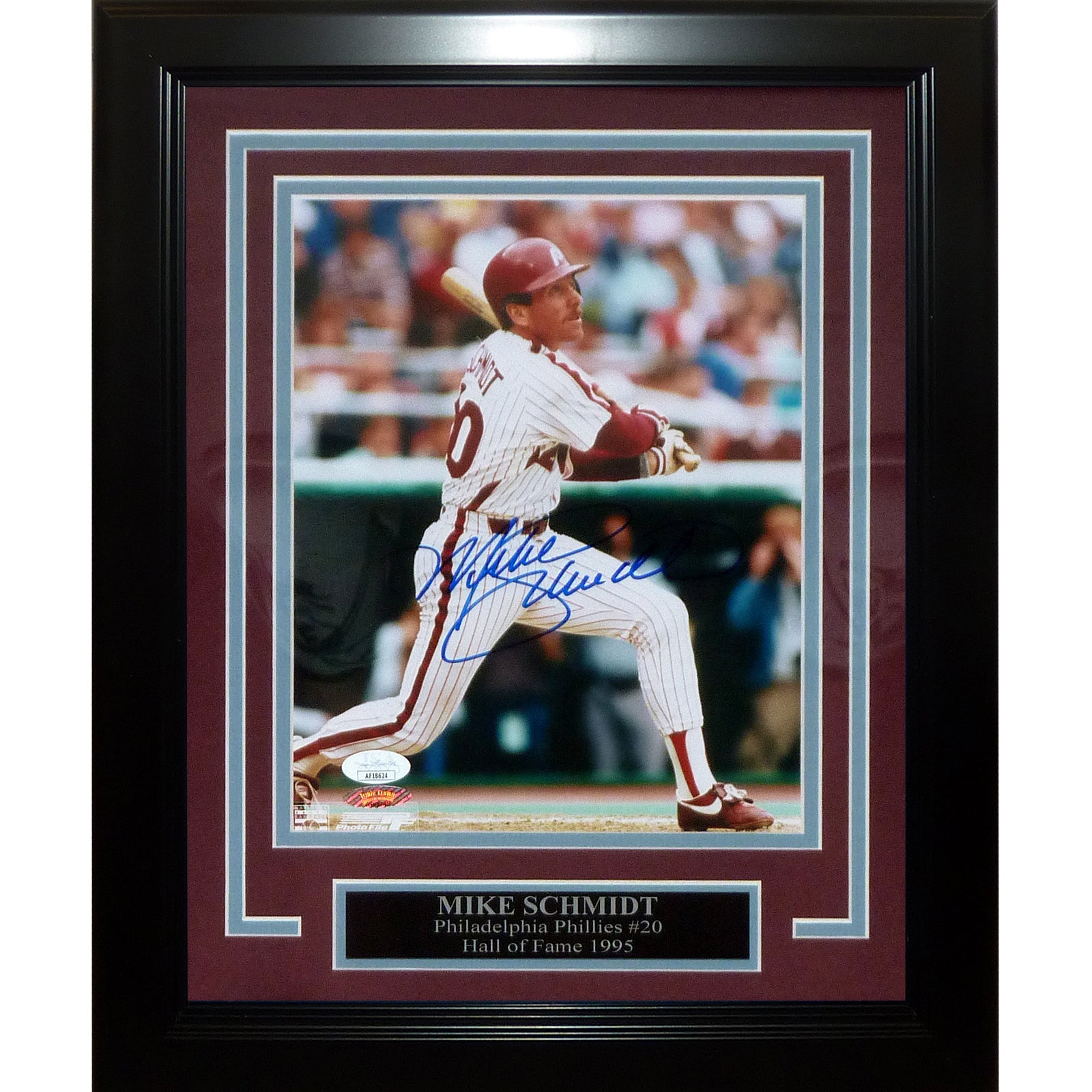 Autographed Mike Schmidt Philadelphia Phillies Deluxe Framed 8x10 Photo - JSA-Powers Sports Memorabilia