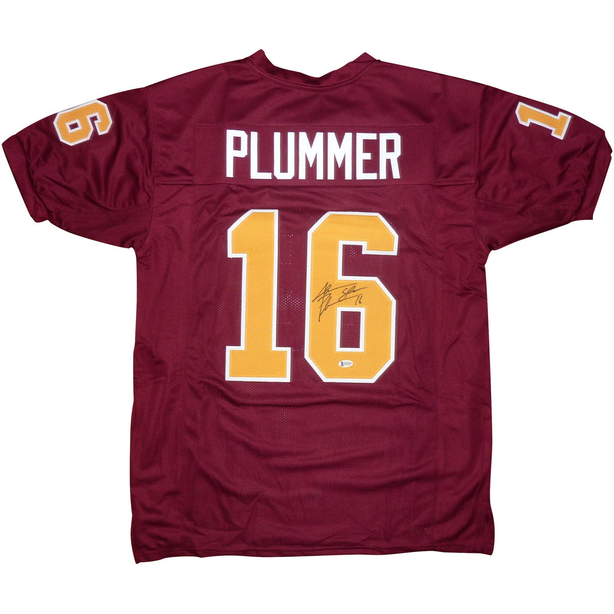 Autographed Jake Plummer Arizona State Sun Devils (Maroon #16) Custom Jersey - Beckett-Powers Sports Memorabilia