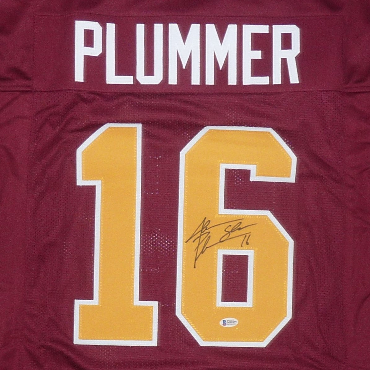 Autographed Jake Plummer Arizona State Sun Devils (Maroon #16) Custom Jersey - Beckett-Powers Sports Memorabilia