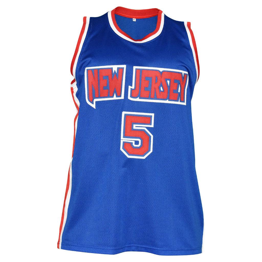Autographed Jason Kidd New Jersey (Blue #5) Custom Jersey - Beckett-Powers Sports Memorabilia