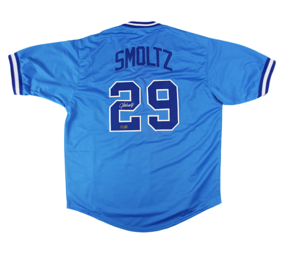Autographed John Smoltz Atlanta (Powder Blue #29) Custom Jersey - Radtke-Powers Sports Memorabilia