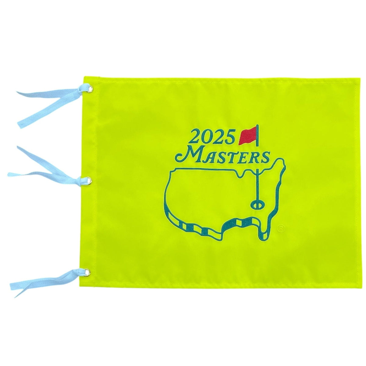 Unsigned 2025 Masters Embroidered Golf Pin Flag - Rory McIlroy Champion-Powers Sports Memorabilia