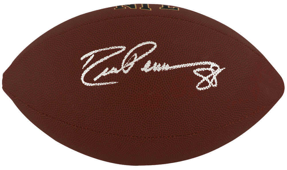 Drew Pearson Autographed Wilson Super Grip Full Size NFL Football-Powers Sports Memorabilia