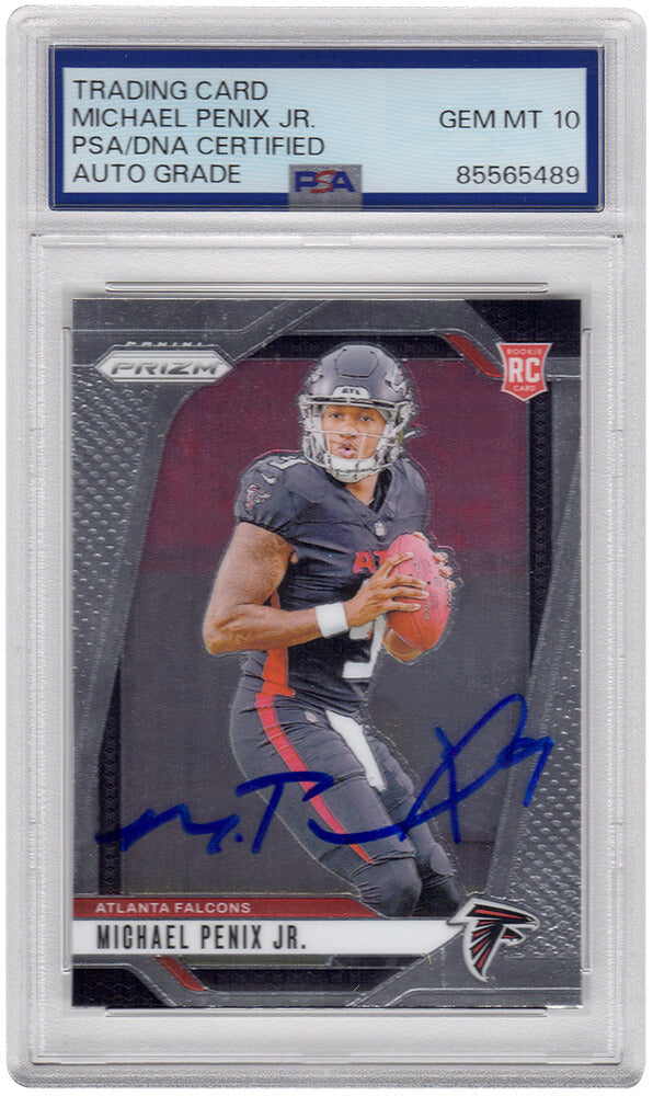 Michael Penix Jr. Atlanta Falcons Autographed 2024 Panini Prizm Rookie