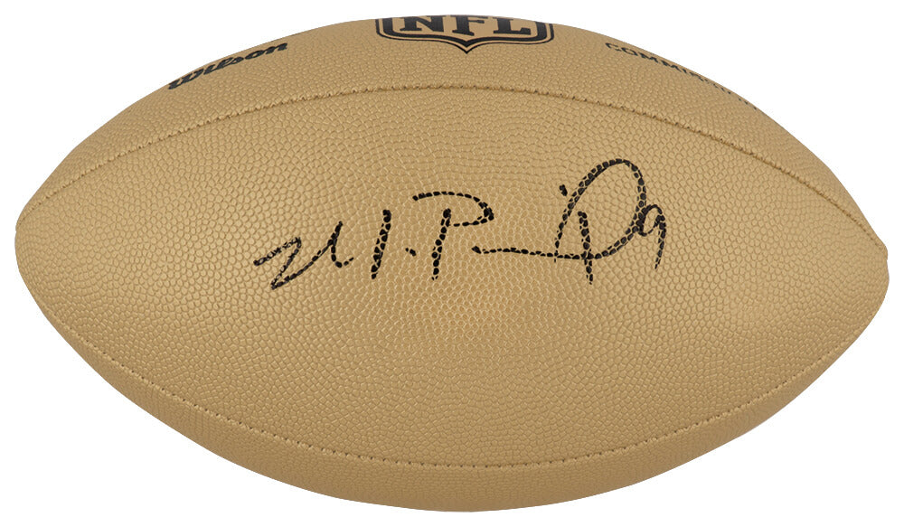 Michael Penix Jr. Autographed Wilson Duke Metallic NFL Full Size Replica-Powers Sports Memorabilia
