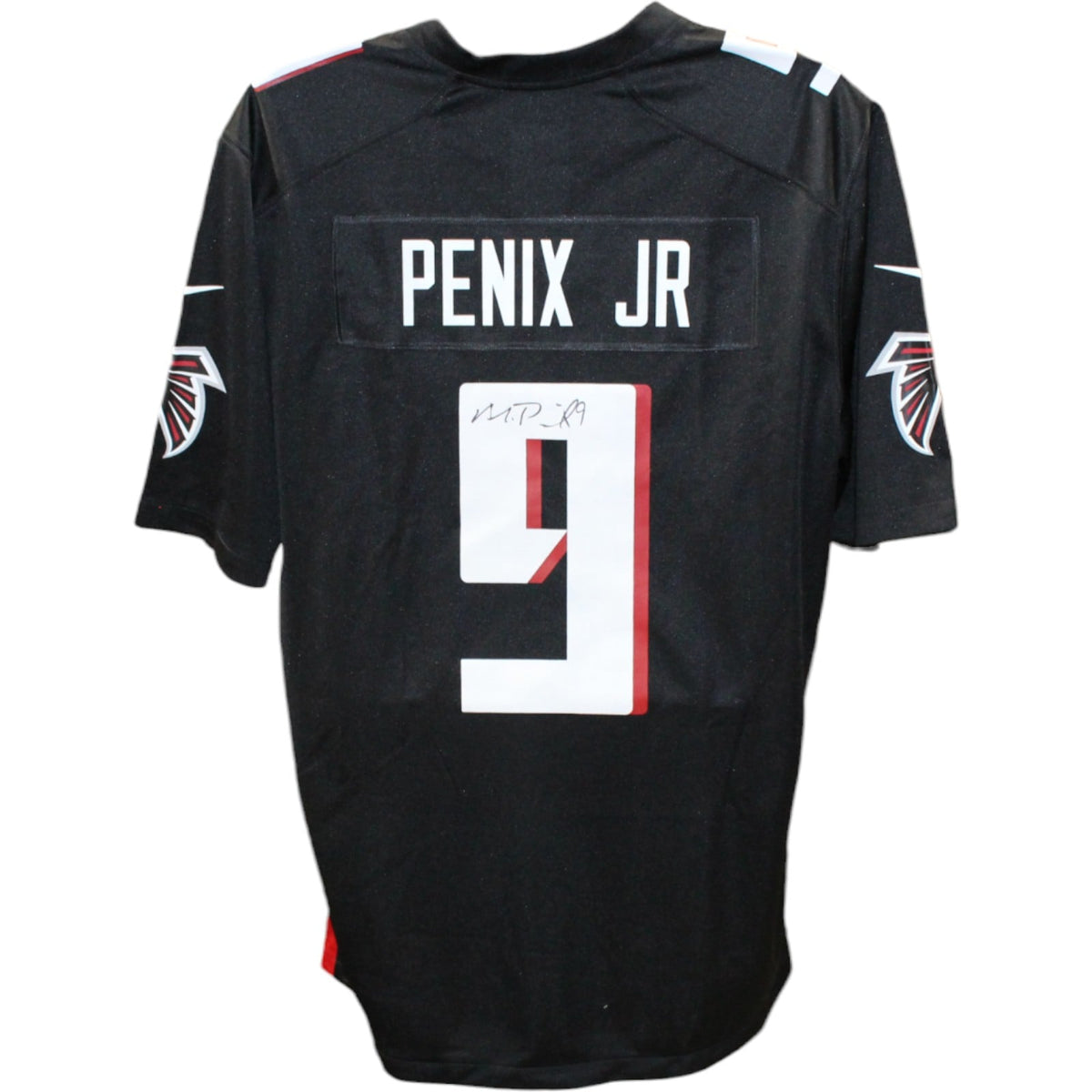 Michael Penix Signed Atlanta Falcons Nike Black Jersey – Beckett Authenticated-Powers Sports Memorabilia