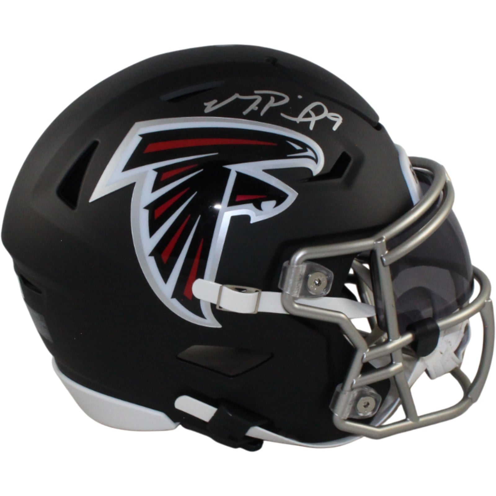 Michael Penix Signed Atlanta Falcons Mid-Size Midi Helmet – Beckett Authenticated-Powers Sports Memorabilia