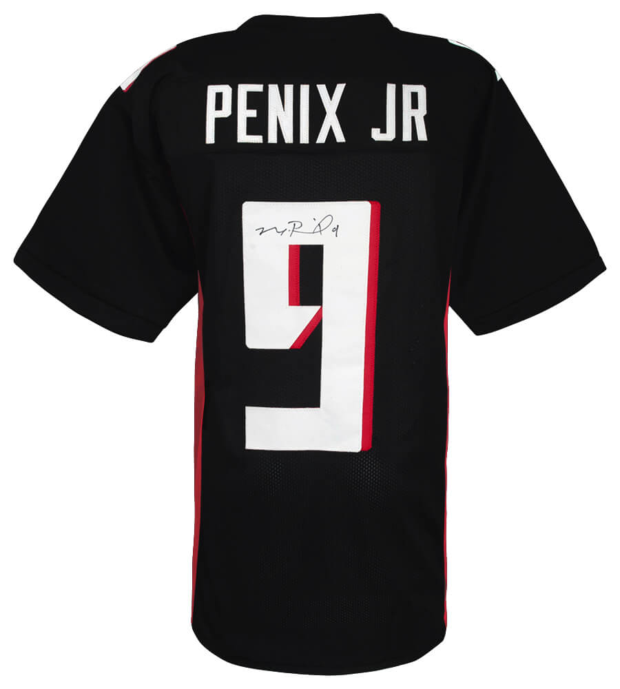Michael Penix Jr. Autographed Black Custom Football Jersey-Powers Sports Memorabilia