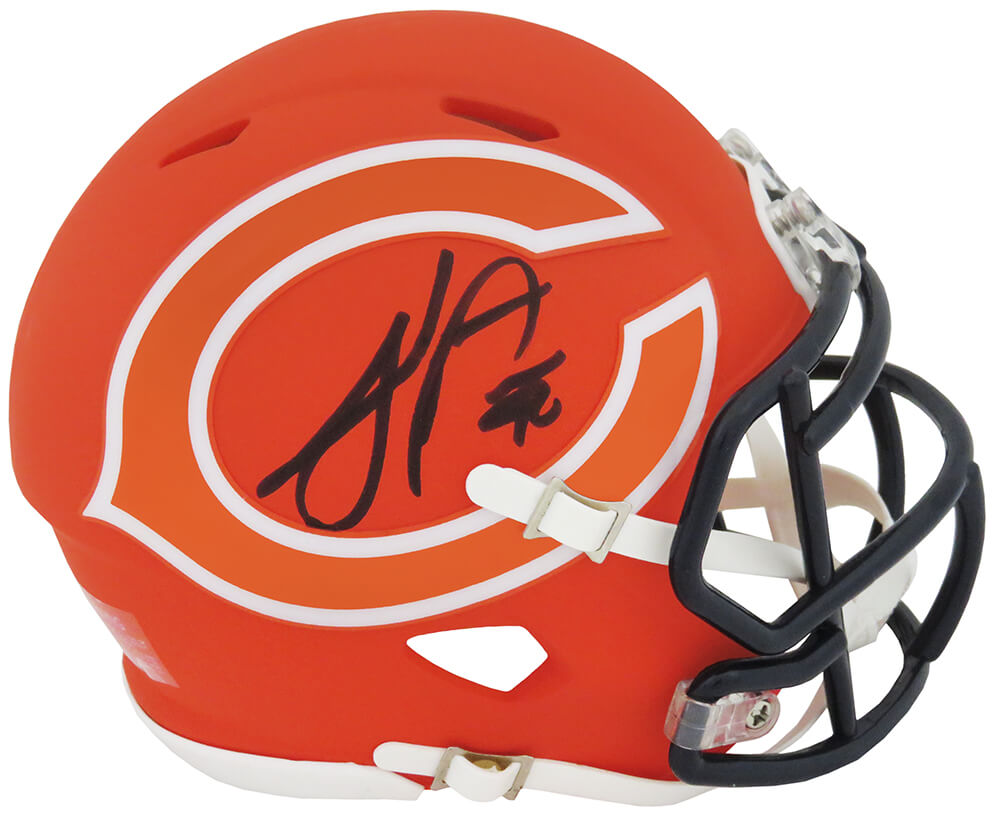 Julius Peppers Chicago Bears Autographed AMP Series Riddell Mini Helmet-Powers Sports Memorabilia