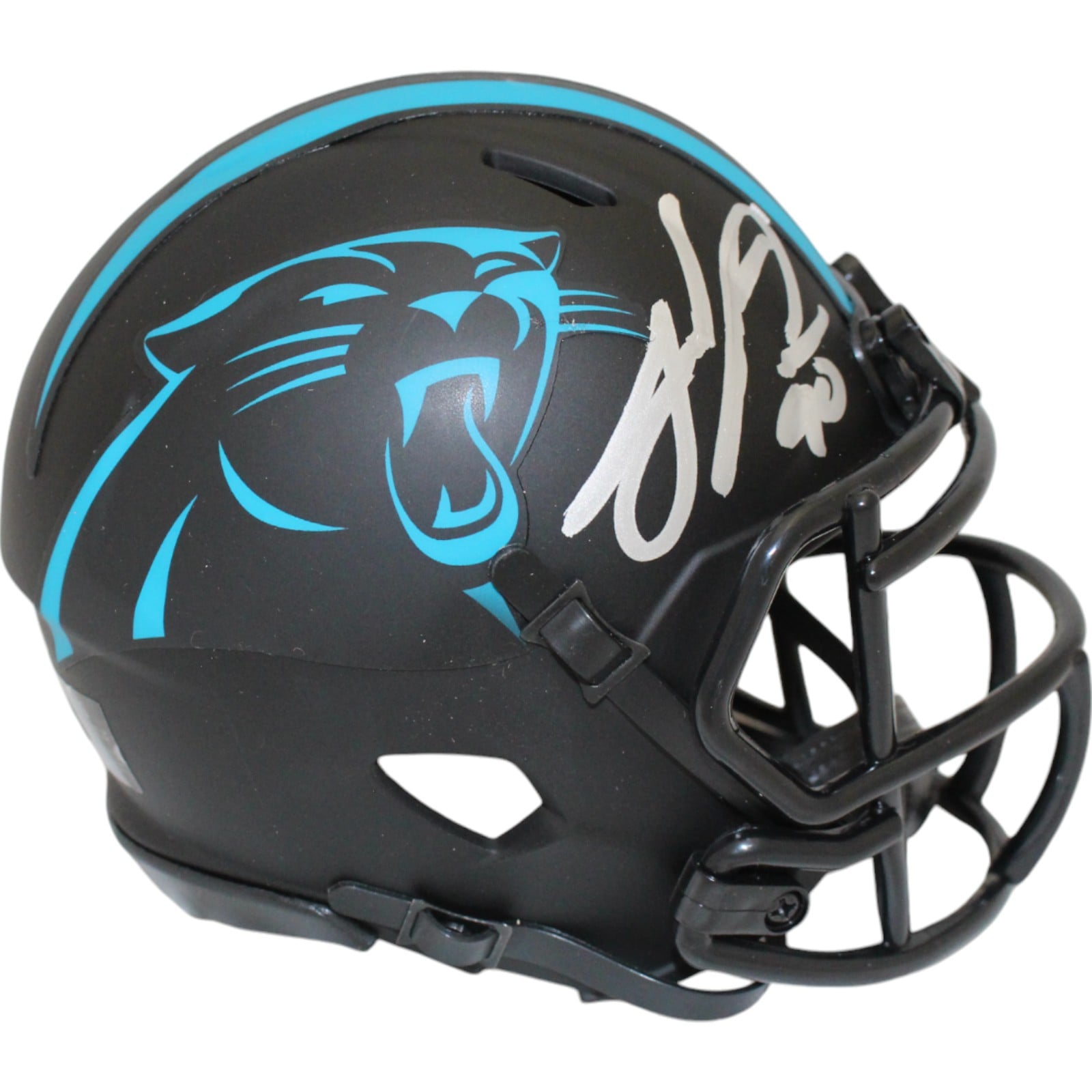 Julius Peppers Signed Carolina Panthers Eclipse Mini Helmet – Beckett Authenticated-Powers Sports Memorabilia
