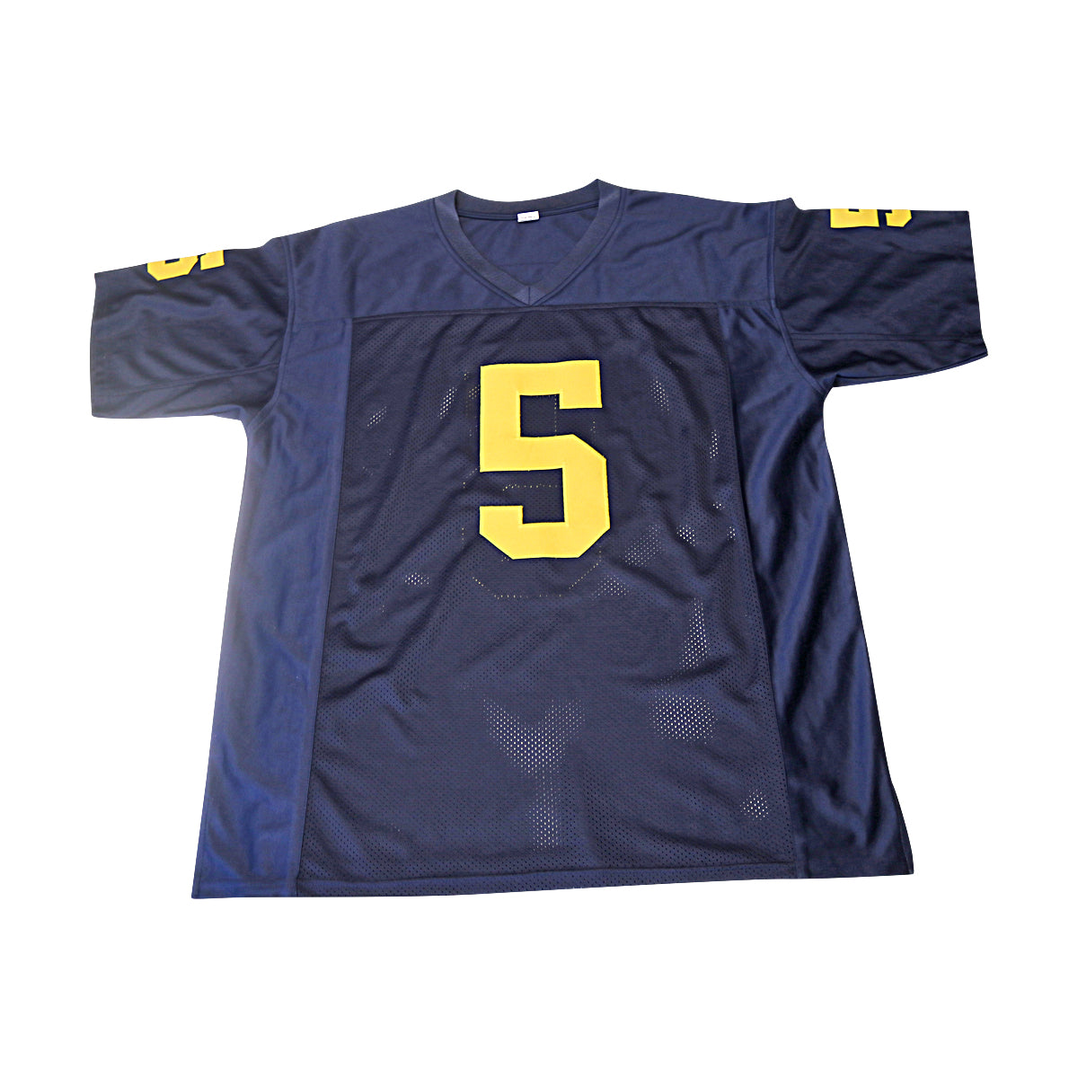 Jabrill Peppers Michigan Wolverines Signed Inscribed "Go Blue" Navy Blue Custom Jersey (JSA Holo)-Powers Sports Memorabilia