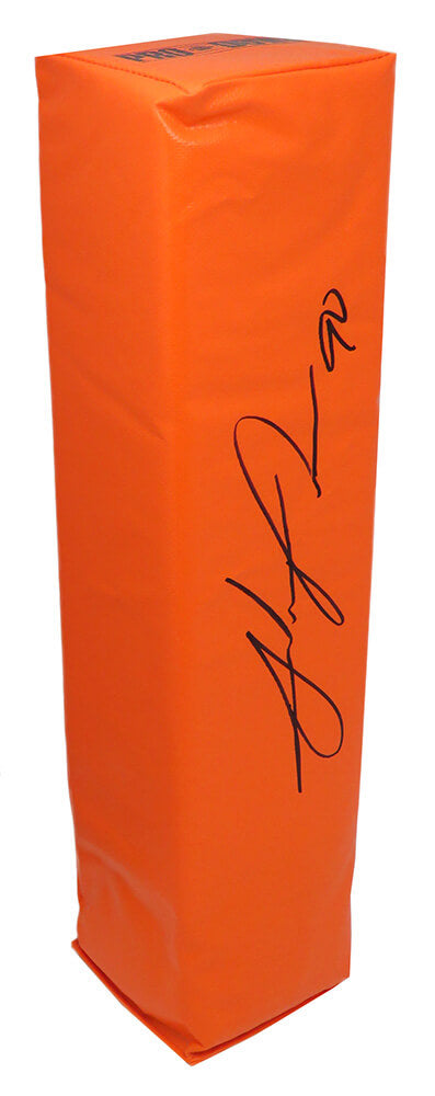 Julius Peppers Autographed Orange Endzone Football Pylon