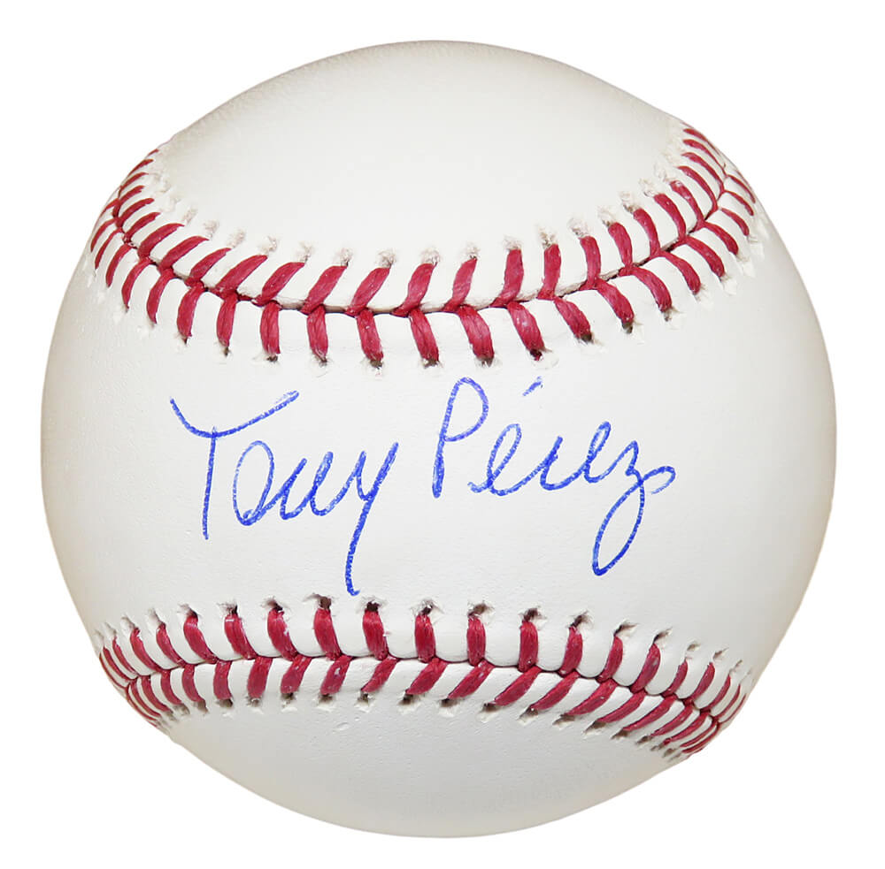 Tony Perez Autographed Rawlings Official MLB Baseball-Powers Sports Memorabilia
