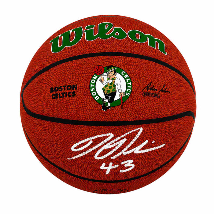 Kendrick Perkins Autographed Boston Celtics Logo Wilson Alliance NBA Basketball-Powers Sports Memorabilia
