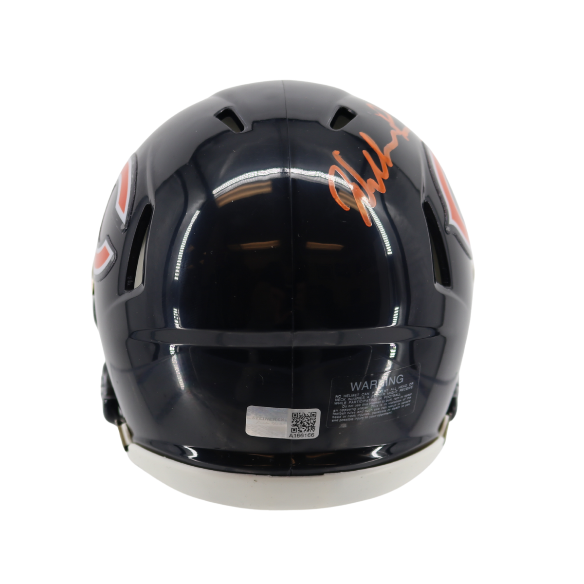 William Fridge Perry Chicago Bears Signed Mini Helmet-Powers Sports Memorabilia
